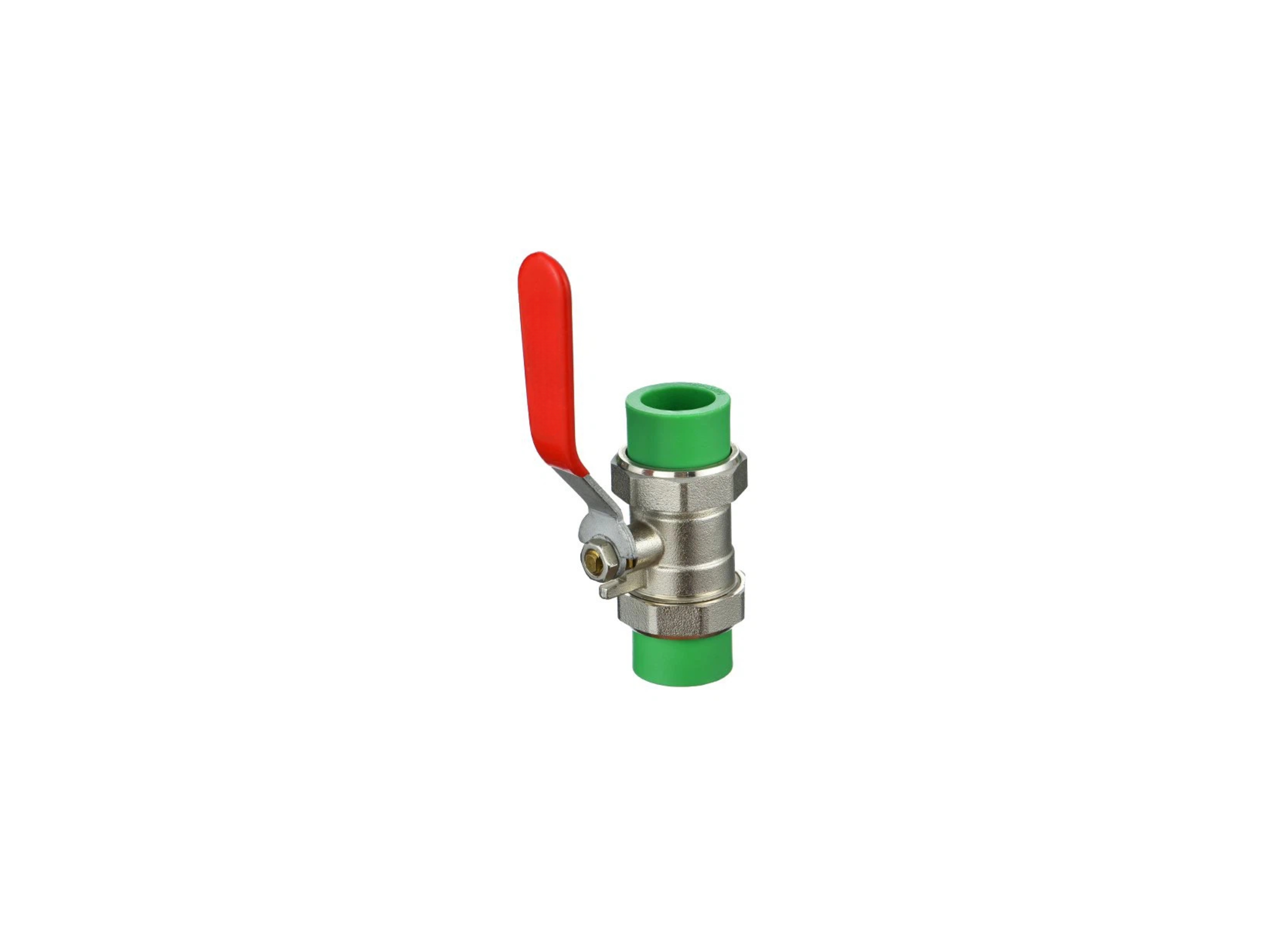 PPR DOUBLE UNION BRASS BALL VALVE